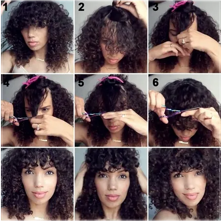 How Do You Cut Bangs On Curly Hair?