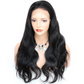24inch Natural Color Body Wave 150% density 13X4 100% human hair glueless HD lace front wig