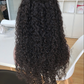 22inch Natural Color 150% density water wave 100% human hair 13X4 glueless light brown lace front wig