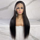 26inch Straight Natural Color 150% density 13X4 100% human hair glueless HD lace front wig