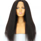 Kinky Straight Brazilian Virgin Hair Glueless Lace Front Wigs [KGLW157]