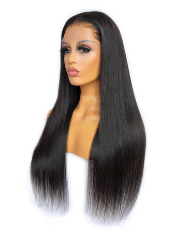 Victoria Real Human Hair Wig Pre-Plucked Straight Wig HD Lace [VWS100]