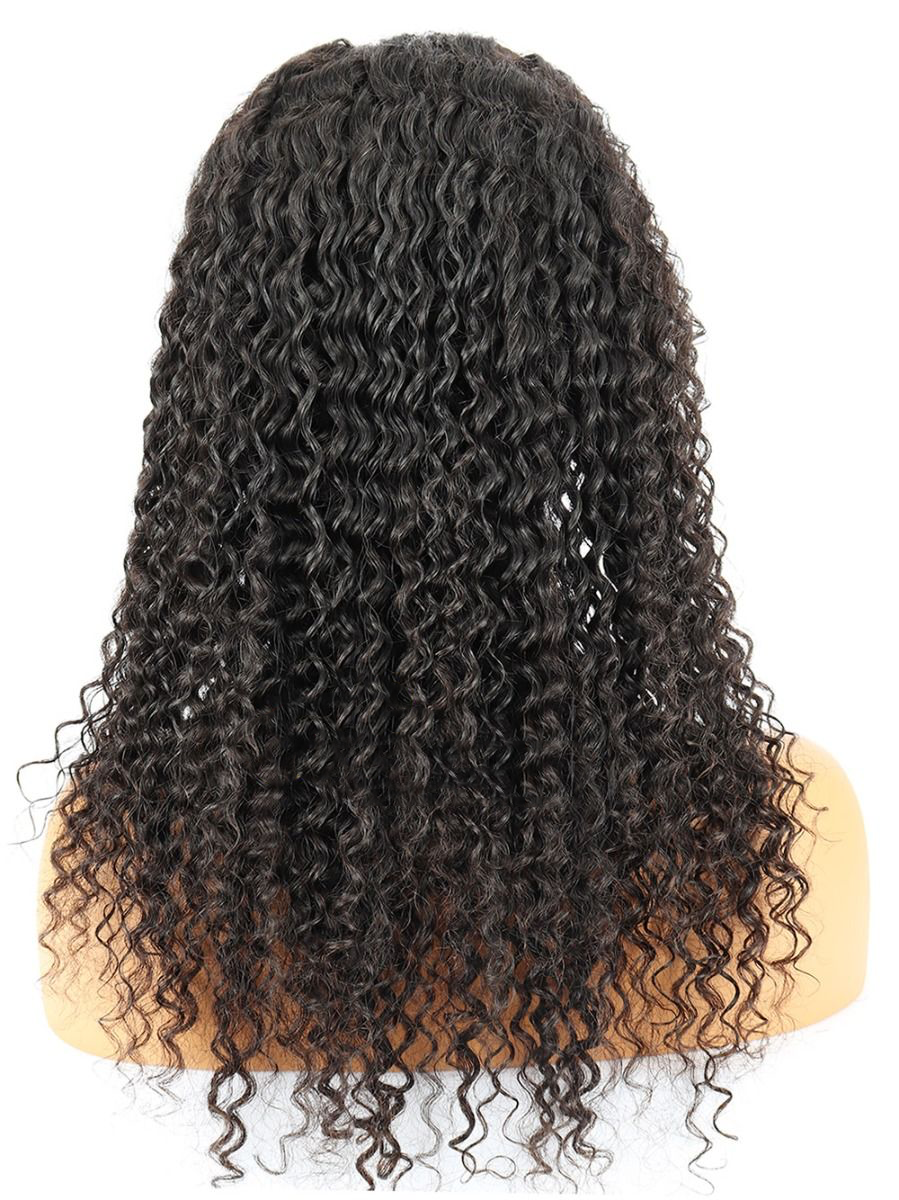 Deep Wave Chinese Virgin Hair Lace Front Wigs [DSW092]