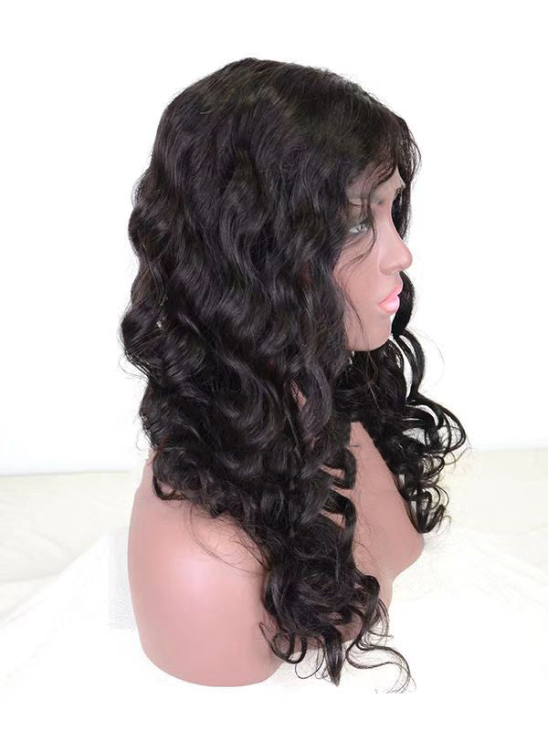Body Wave Indian Remy Hair Glueless Lace Front Wig[BSW088]