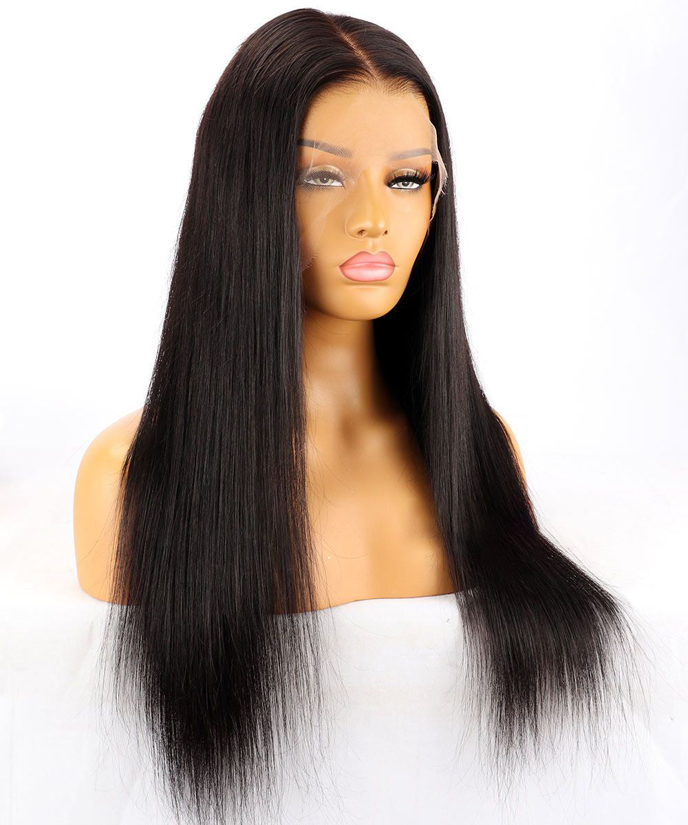Skin Melted HD Lace New Clean Hairline 13x6 Lace Frontal Wig Silky Straight Hair[SHD03]