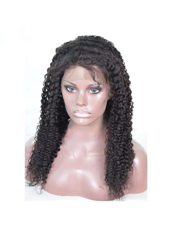 Water Wave Indian Remy Hair Glueless Lace Front Wigs [WSW089]