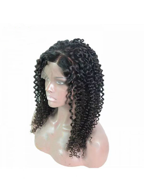 Water Wave Chinese Virgin Hair Glueless Lace Front Wig [WSW096]
