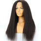 Kinky Straight Brazilian Virgin Hair Glueless Lace Front Wigs [KGLW157]