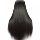 Silky Straight Brazilian Virgin Hair Glueless Lace Front Wigs [SBW001]