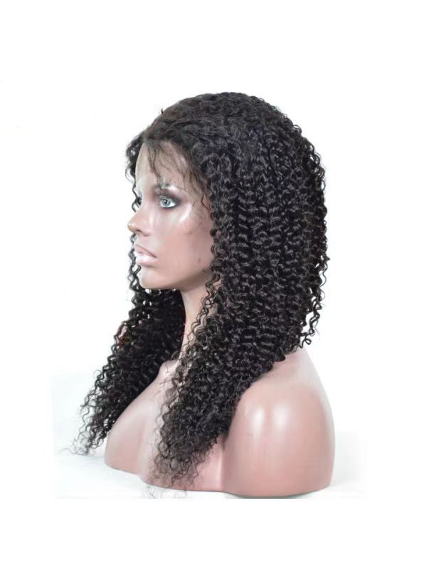 Water Wave Indian Remy Hair Glueless Lace Front Wigs [WSW089]