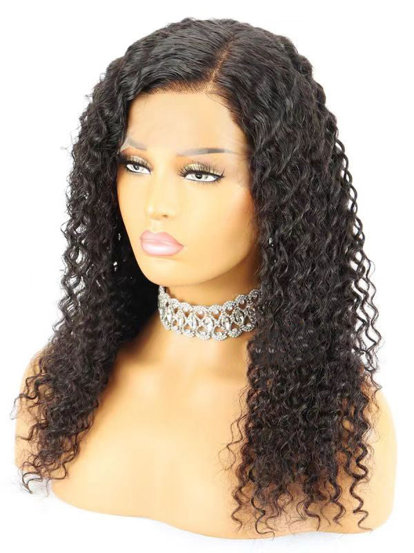 Deep Wave Chinese Virgin Hair Lace Front Wigs [DSW092]
