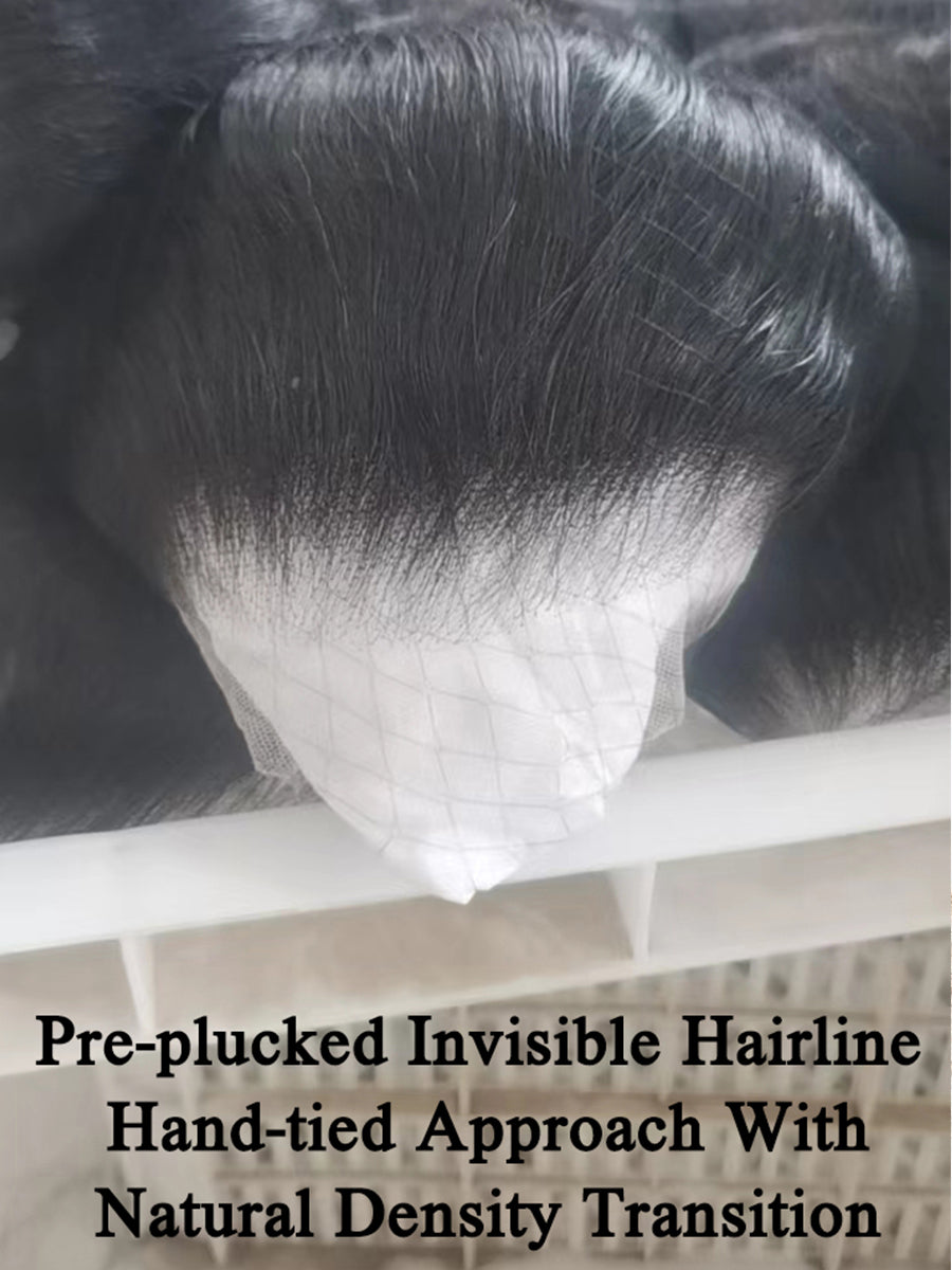 New Clean Hairline Ombre Color with Highlight Pre-Plucked 13x6 Lace Wig