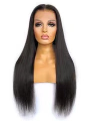 Victoria Permanent Straighten Lace Front Human Hair Wigs Bleached and Pre-Plucked